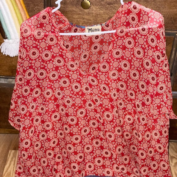 Peta Tunic ~ Henna red - Picture 2 of 5